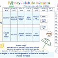 Planning des vacances d&rsquo;été (Août 26)